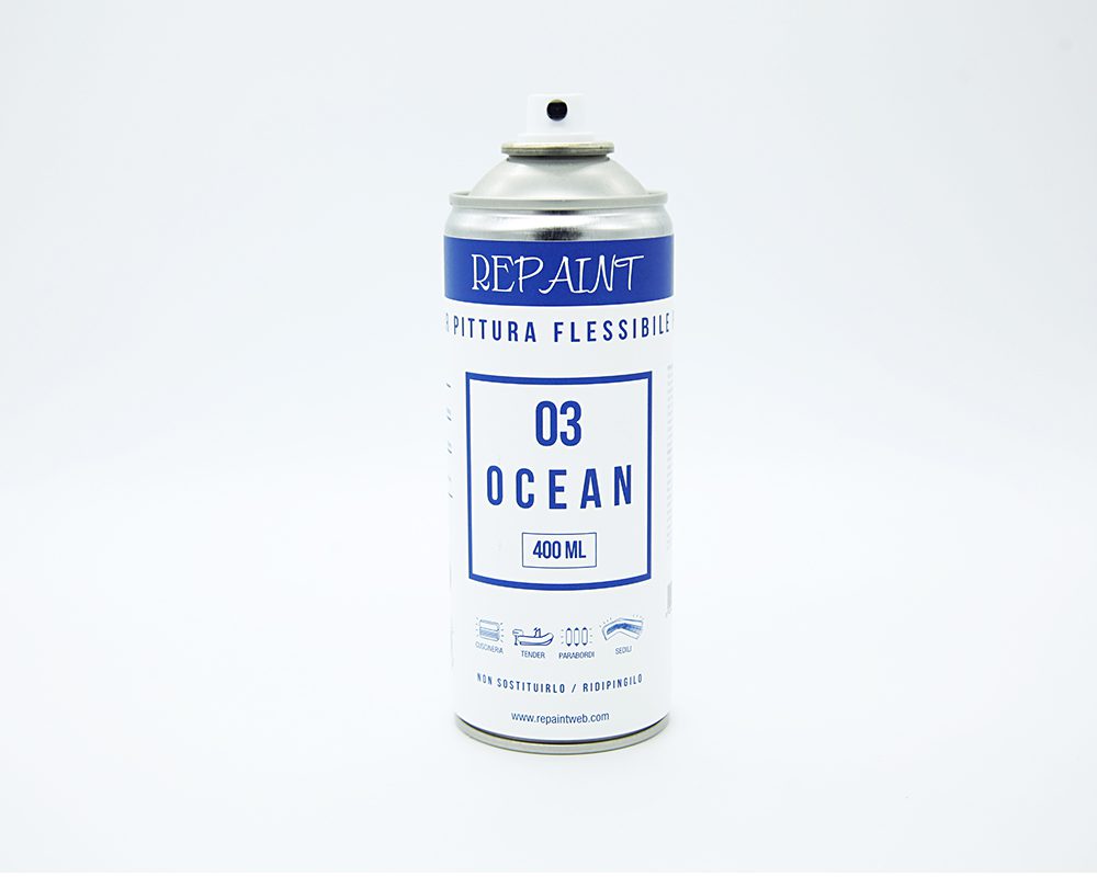 Pittura Flessibile per PVC, Neoprene e Materiale Plastico Ocean