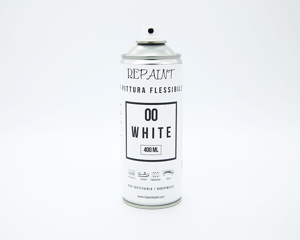 Pittura Flessibile per PVC, Neoprene e Materiale Plastico White
