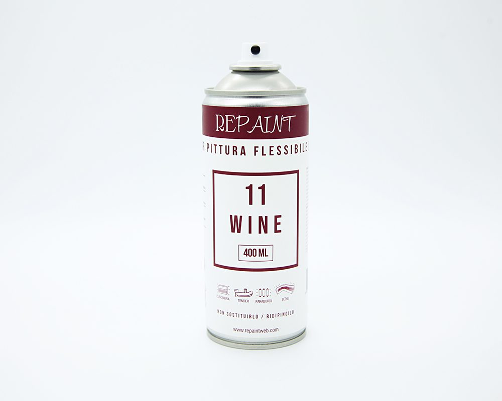 Pittura Flessibile per PVC, Neoprene e Materiale Plastico Wine 400ml