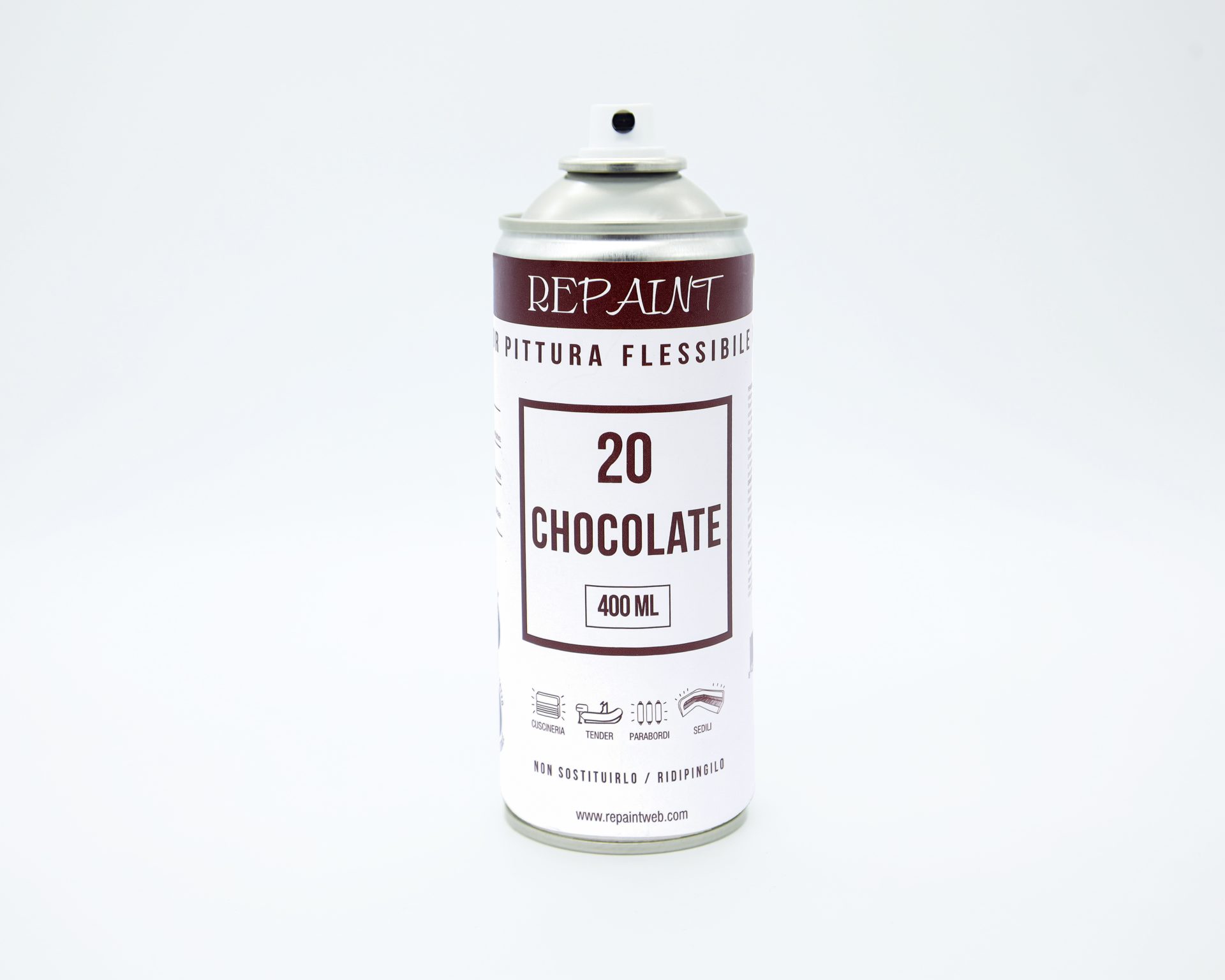 Pittura Flessibile per PVC, Neoprene e Materiale Plastico Chocolate 400ml