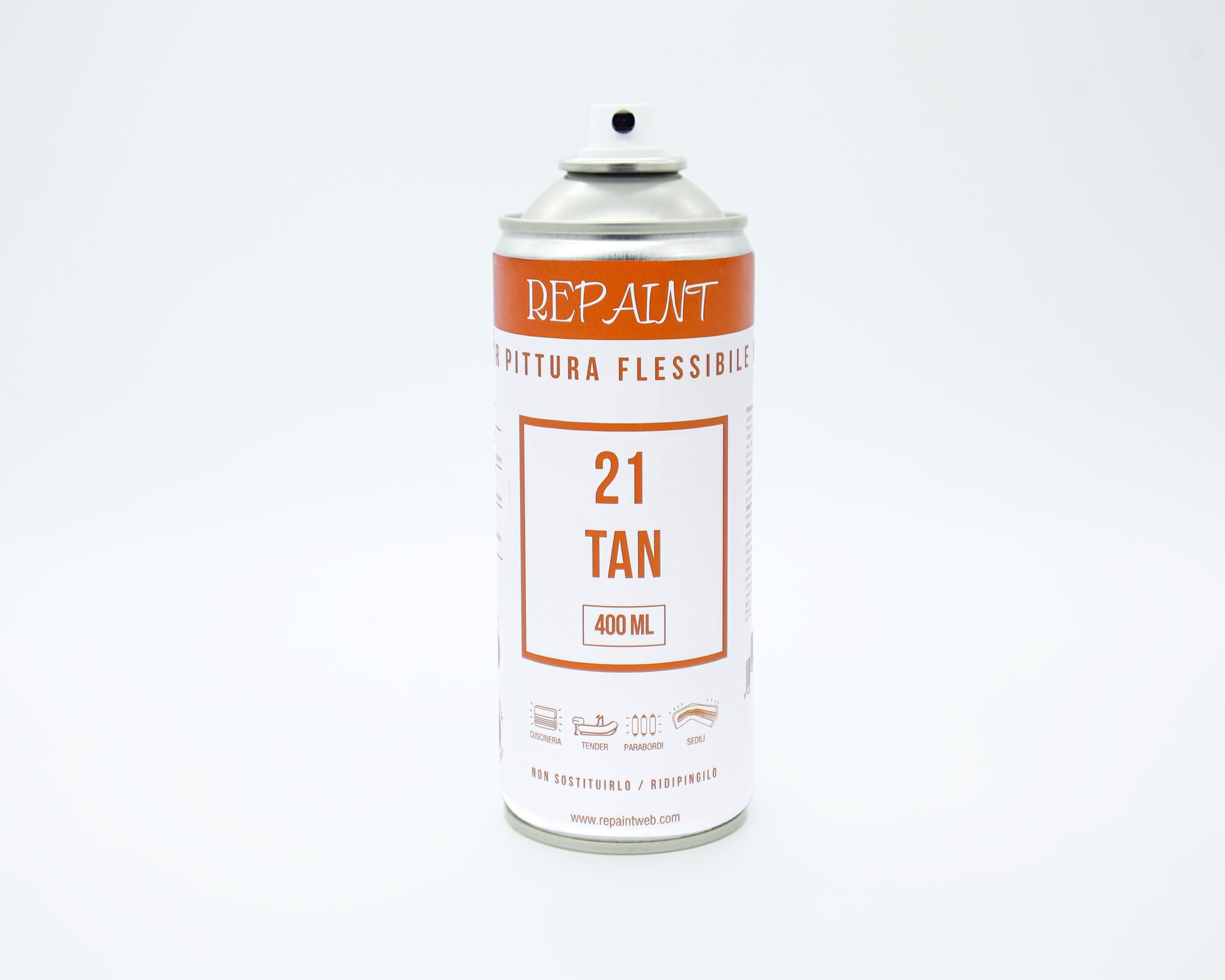 Pittura Flessibile per PVC, Neoprene e Materiale Plastico Tan 400ml